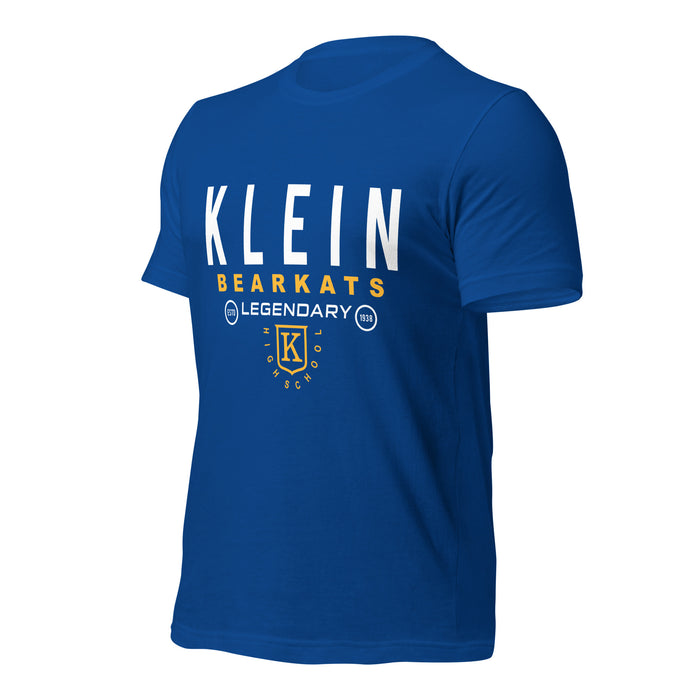 Klein High School Bearkats Premium Royal Unisex T-shirt 03a