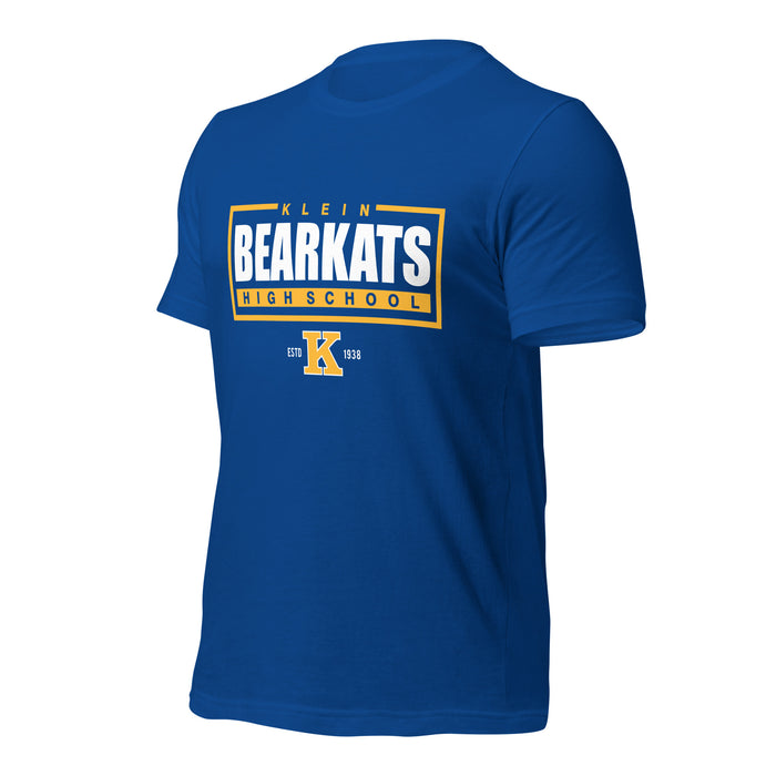 Klein High School Bearkats Premium Royal Unisex T-shirt 49a