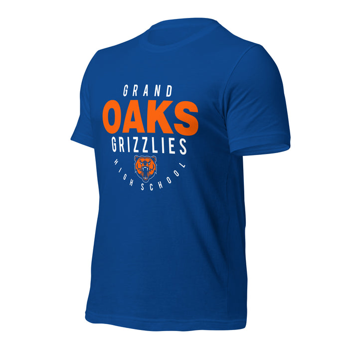 Grand Oaks High School Grizzlies Premium Royal Unisex T-shirt 12a