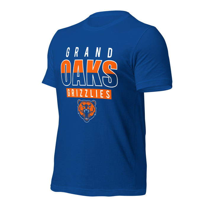 Grand Oaks High School Grizzlies Premium Royal Unisex T-shirt 23a