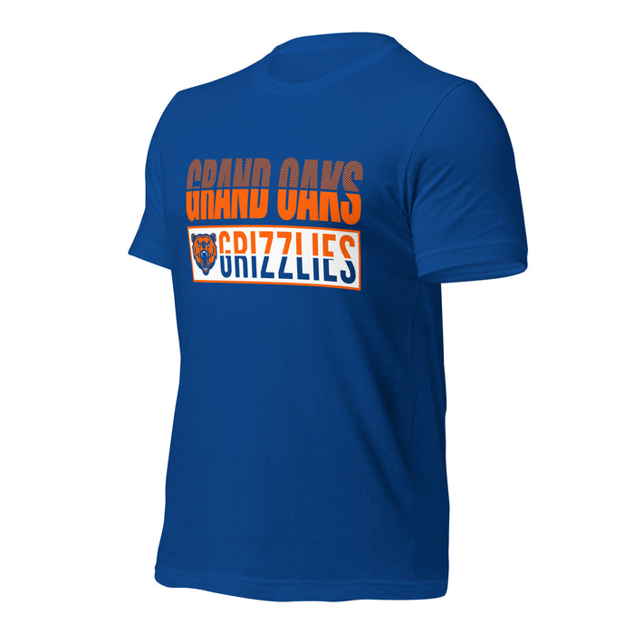 Grand Oaks High School Grizzlies Premium Royal Unisex T-shirt 31a