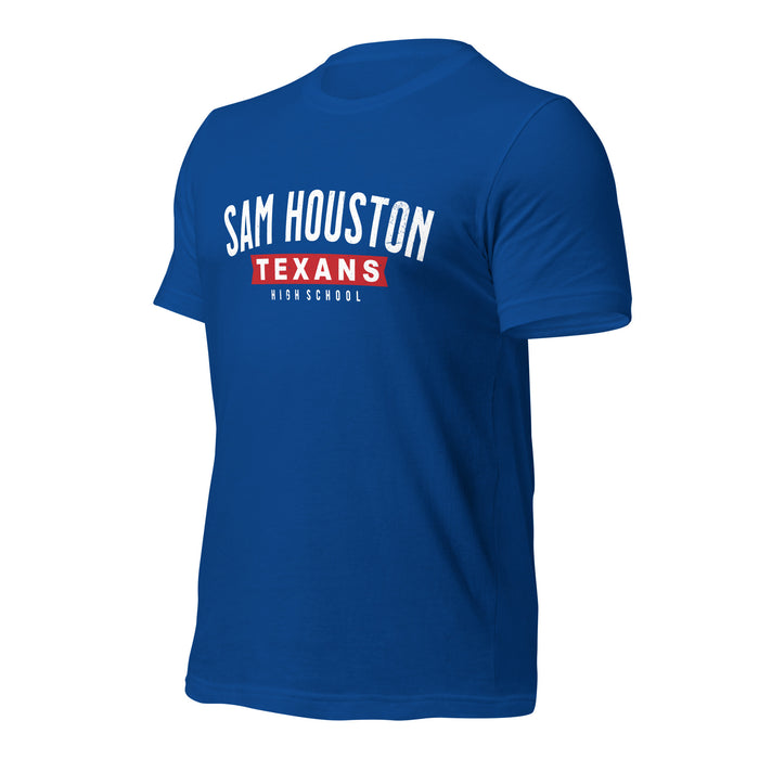 Sam Houston High School Texans Royal Blue Premium Unisex T-shirt 021a