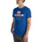 Man wearing Dickinson High School Gators Royal Blue Premium Unisex t-shirt 217