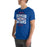 Man wearing Dickinson High School Gators Royal Blue Premium Unisex t-shirt 210