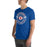Man wearing Dickinson High School Gators Royal Blue Premium Unisex t-shirt 239