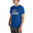 Man wearing Dickinson High School Gators Royal Blue Premium Unisex t-shirt 221