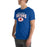 Man wearing Dickinson High School Gators Royal Blue Premium Unisex t-shirt 234