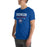 Man wearing Dickinson High School Gators Royal Blue Premium Unisex t-shirt 003