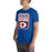 Man wearing Dickinson High School Gators Royal Blue Premium Unisex t-shirt 001