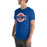 Man wearing Dickinson High School Gators Royal Blue Premium Unisex t-shirt 011