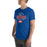 Man wearing Dickinson High School Gators Royal Blue Premium Unisex t-shirt 040