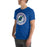 Man wearing Dickinson High School Gators Royal Blue Premium Unisex t-shirt 220