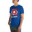 Man wearing Dickinson High School Gators Royal Blue Premium Unisex t-shirt 205