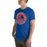Man wearing Duncanville High School Panthers Royal Blue Premium Unisex T-shirt 215