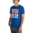 Man wearing Duncanville High School Panthers Royal Blue Premium Unisex T-shirt 231