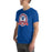 Man wearing Duncanville High School Panthers Royal Blue Premium Unisex T-shirt 212