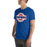 Man wearing Duncanville High School Panthers Royal Blue Premium Unisex T-shirt 011