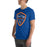 Man wearing Grand Oaks High School Grizzlies Premium Royal Blue Unisex T-shirt 225