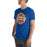 Man wearing Grand Oaks High School Grizzlies Premium Royal Blue Unisex T-shirt 209