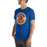 Man wearing Grand Oaks High School Grizzlies Premium Royal Blue Unisex T-shirt 203