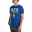 Man wearing Klein High School Bearkats Royal Blue Premium Unisex T-shirt 017