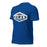 Profile view of Hebron High School Hawks Royal Blue Premium Unisex T-shirt 009