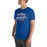 Man wearing Oak Ridge High School War Eagles Royal Blue Premium Unisex T-shirt 255
