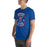 Man wearing Sam Houston High School Texans Royal Blue Premium Unisex T-shirt 207