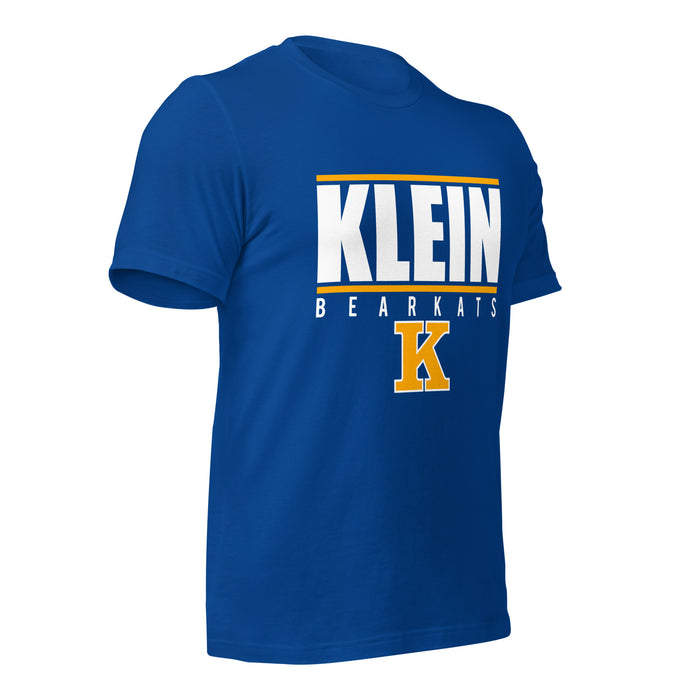 Klein High School Bearkats Premium Royal Unisex T-shirt 07b