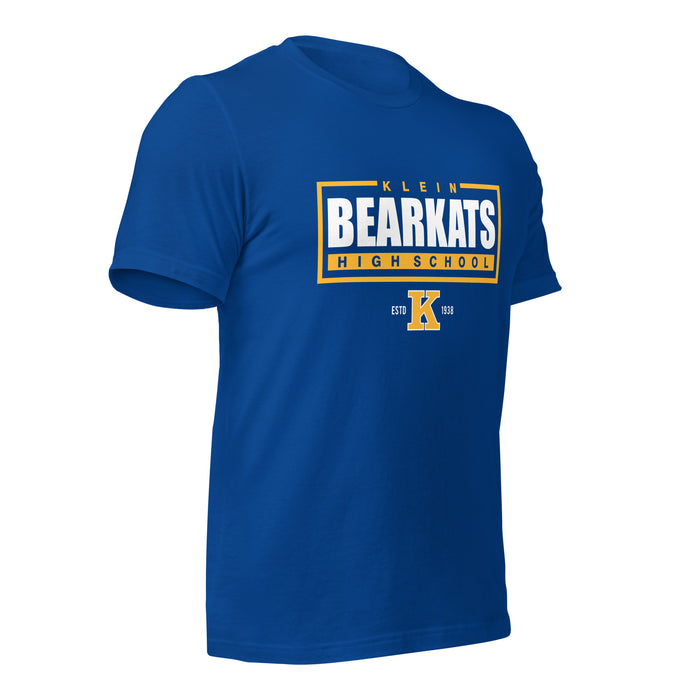 Klein High School Bearkats Premium Royal Unisex T-shirt 49b