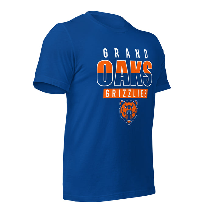 Grand Oaks High School Grizzlies Premium Royal Unisex T-shirt 23b