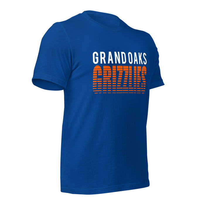 Grand Oaks High School Grizzlies Premium Royal Unisex T-shirt 24b