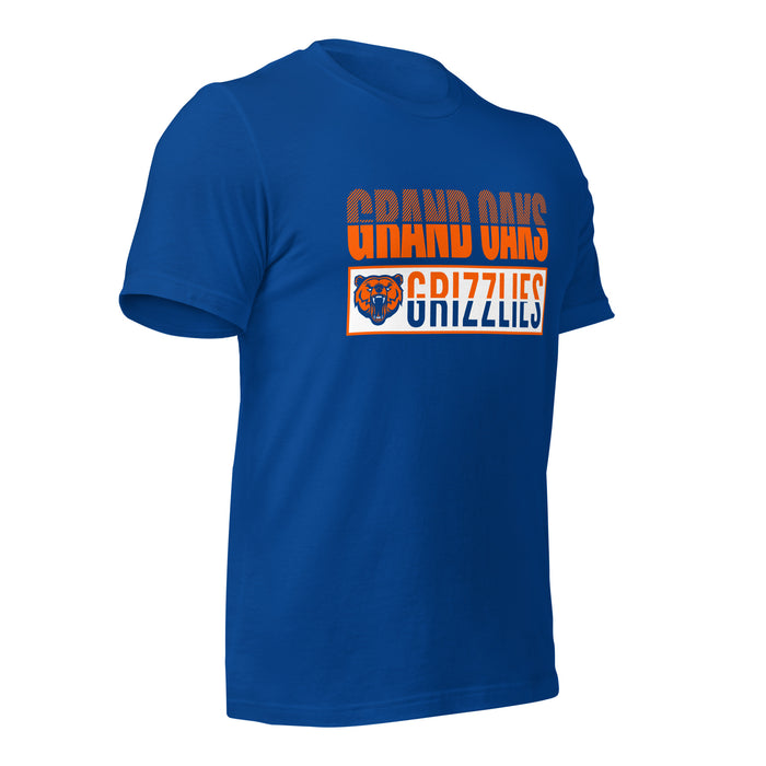 Grand Oaks High School Grizzlies Premium Royal Unisex T-shirt 31b