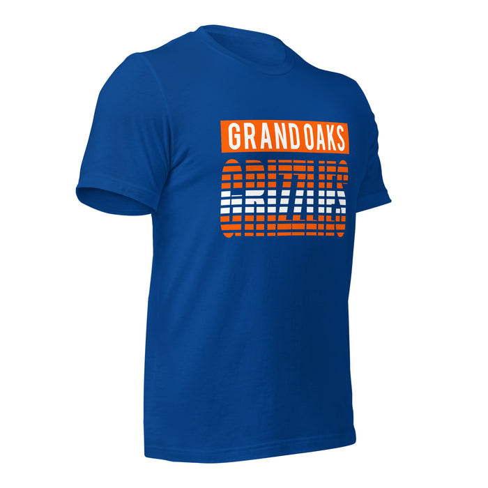 Grand Oaks High School Grizzlies Premium Royal Unisex T-shirt 35b