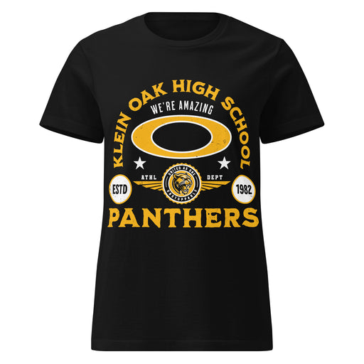 Klein Oak High School Panthers Women's Black SoftStyle T-shirt 208