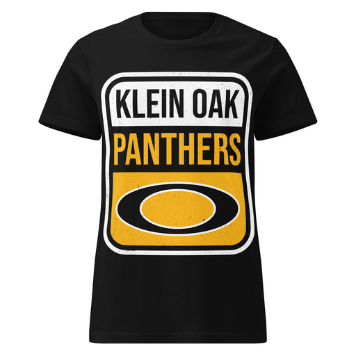 Klein Oak High School Panthers Women's Black SoftStyle T-shirt 001