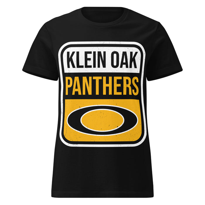 Klein Oak High School Panthers Women's Black SoftStyle T-shirt 001