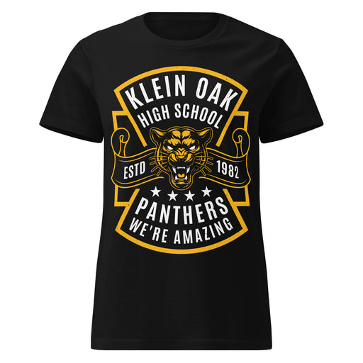Klein Oak High School Panthers Women's Black SoftStyle T-shirt 207