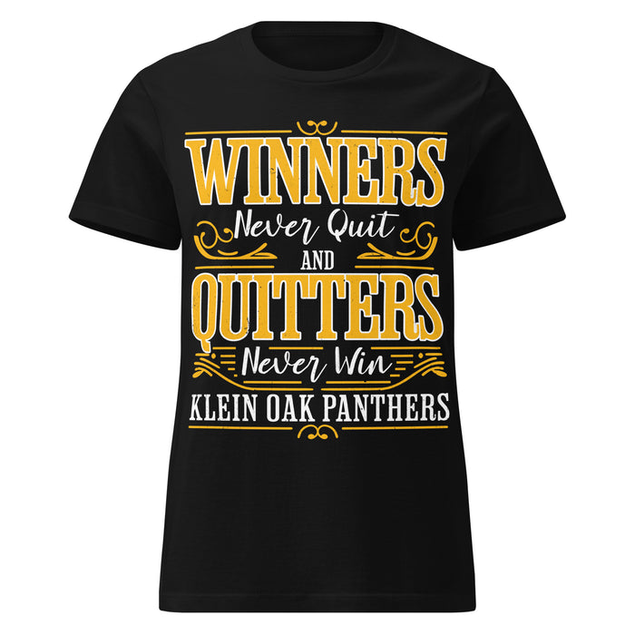Klein Oak High School Panthers Women's Black SoftStyle T-shirt 237