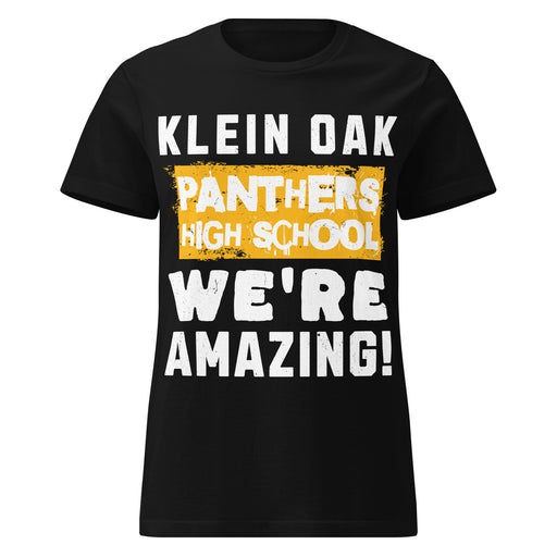 Klein Oak High School Panthers Women's Black SoftStyle T-shirt 231