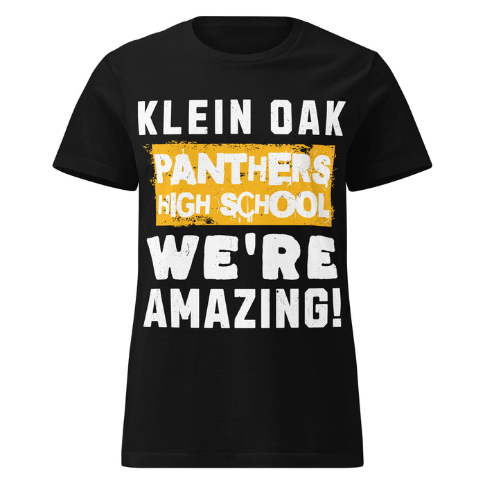 Klein Oak High School Panthers Women's Black SoftStyle T-shirt 231