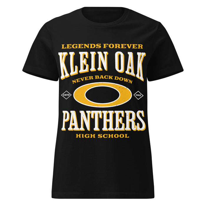 Klein Oak High School Panthers Women's Black SoftStyle T-shirt 230
