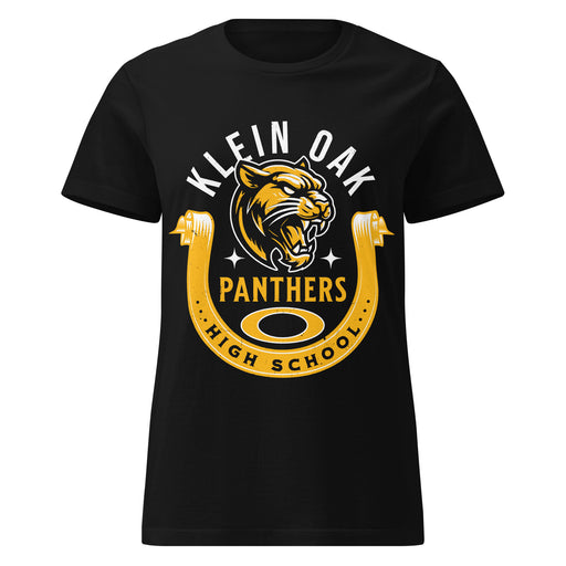 Klein Oak High School Panthers Women's Black SoftStyle T-shirt 229