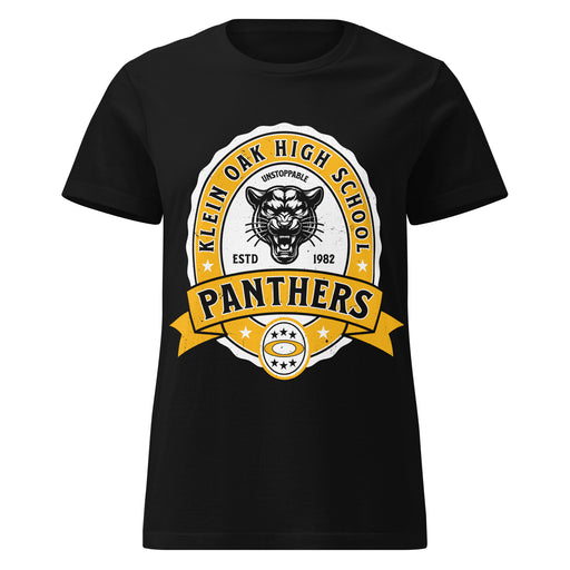 Klein Oak High School Panthers Women's Black SoftStyle T-shirt 212