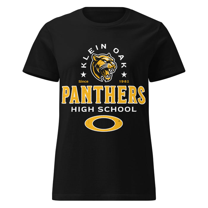 Klein Oak High School Panthers Women's Black SoftStyle T-shirt 222