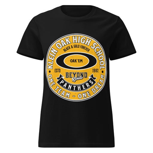 Klein Oak High School Panthers Women's Black SoftStyle T-shirt 215