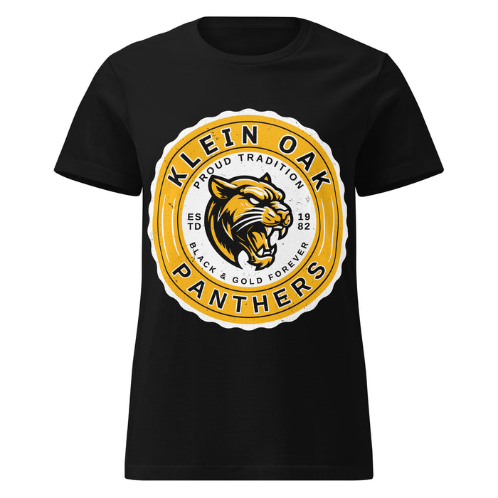 Klein Oak High School Panthers Women's Black SoftStyle T-shirt 216