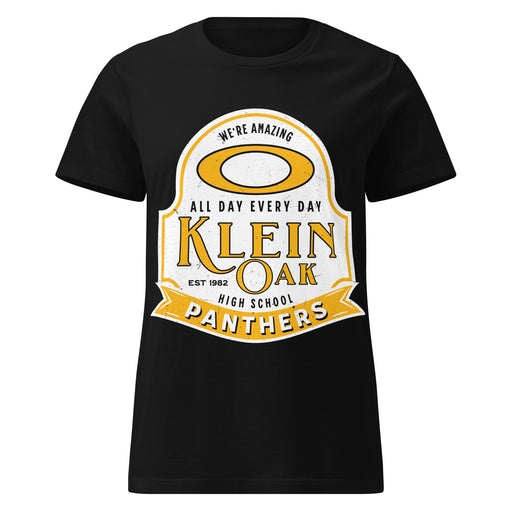 Klein Oak High School Panthers Women's Black SoftStyle T-shirt 219