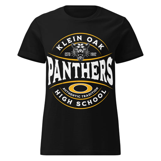Klein Oak High School Panthers Women's Black SoftStyle T-shirt 218