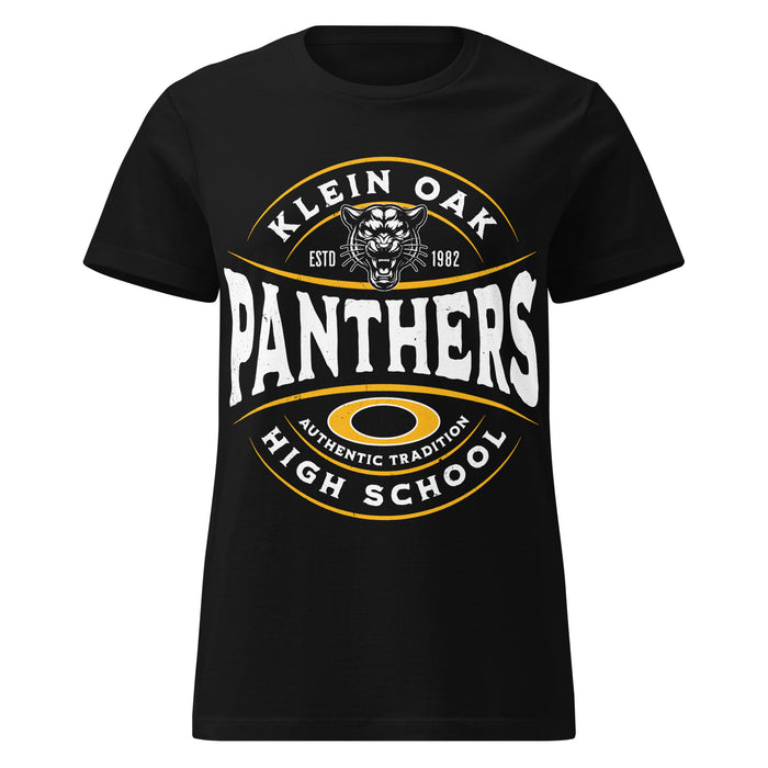 Klein Oak High School Panthers Women's Black SoftStyle T-shirt 218